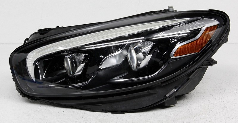 OEM Mercedes-Benz S-Class Left Driver Side LED Headlamp Inner Lens Spots