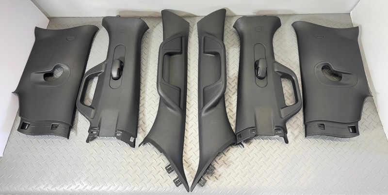 ✅ 2019-2026 RAM 1500 5th Gen OEM Black A-B-C-PILLAR UPPER MOLDING TRIM PANEL SET