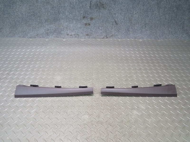 2015-2018 PORSCHE MACAN FRONT INTERIOR A PILLAR CENTER TRIM COVER PANEL SET OF 2