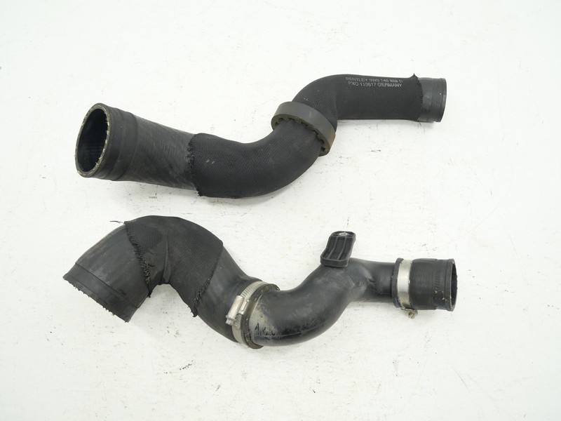 2005 Bentley Continental GT Lower Intercooler Pipe Hose Tube Left/Right Pair OEM