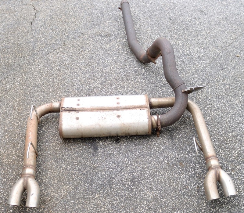 98-02 Camaro Firebird TransAm SLP Dual Exhaust Muffler Tail Pipes *USED* LS1