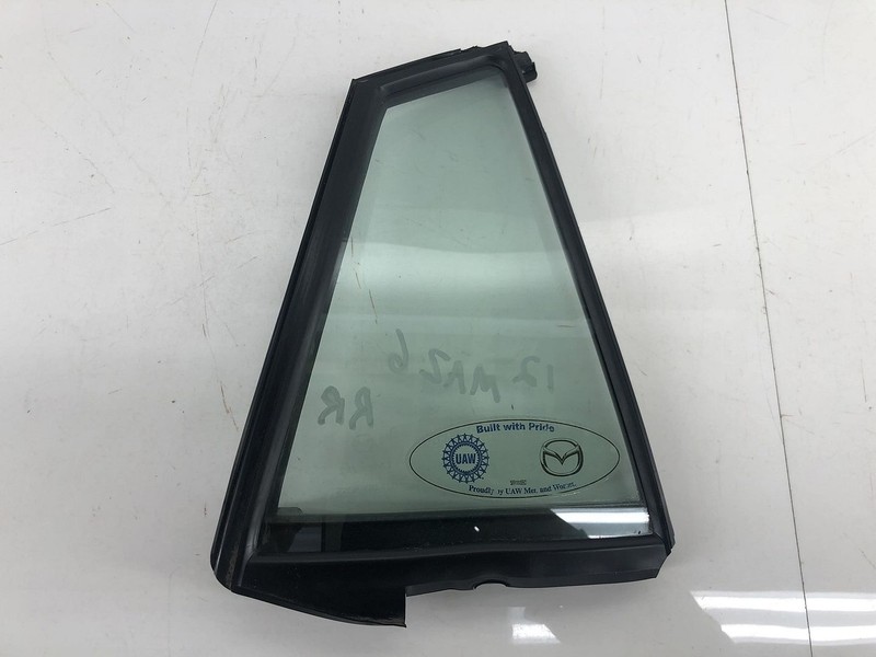09-13 MAZDA 6 REAR RIGHT PASSENGER SIDE QUARTER GLASS WINDOW OEM