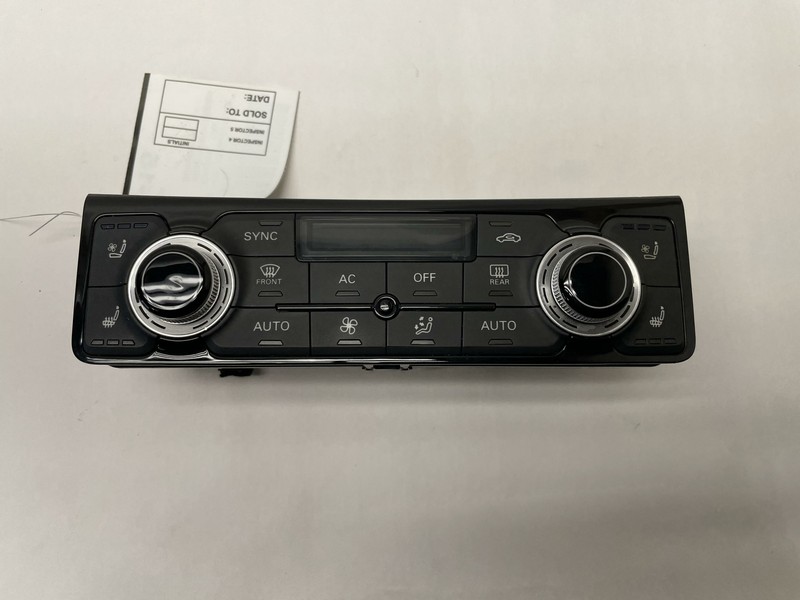 2011-2014 AUDI A8 S4 HEATER AC CONTROL PANEL SEAT VENTILATION 4H0820043H