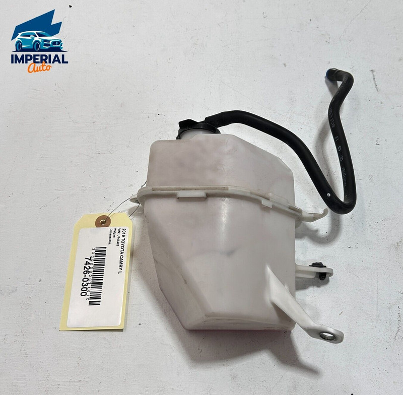 2018-23 TOYOTA CAMRY RADIATOR COOLANT EXPANSION RESERVOIR TANK BOTTLE & HOSE OEM