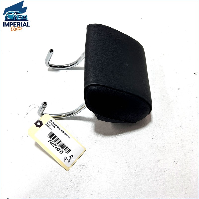 2007-2013 MERCEDES W221 S550 REAR RIGHT PASSENGER SEAT HEADREST BLACK OEM