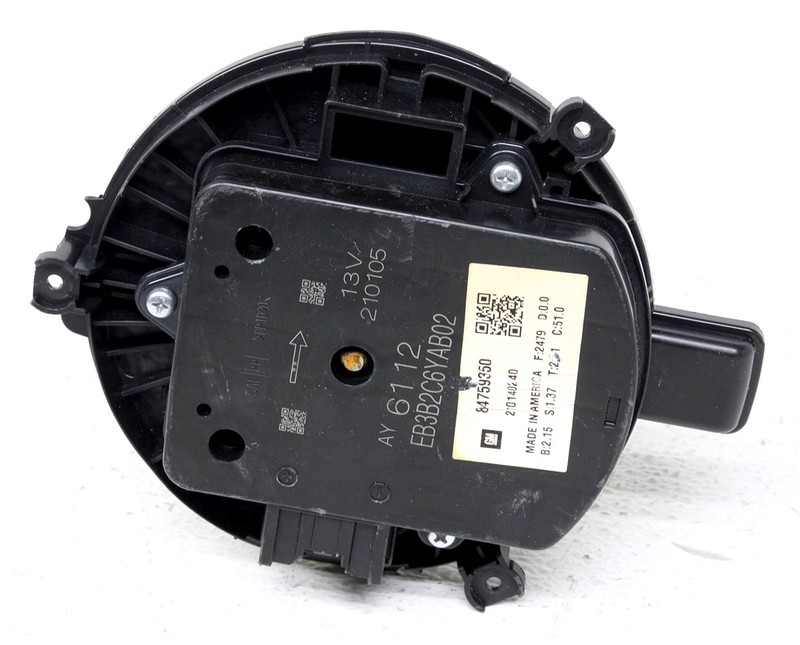 OEM Chevrolet Corvette Stingray Blower Motor 84759350 Cracked