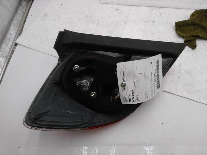 2012 Honda Fit Right Blue Tail Light Assembly OEM Used 387886 80K Miles