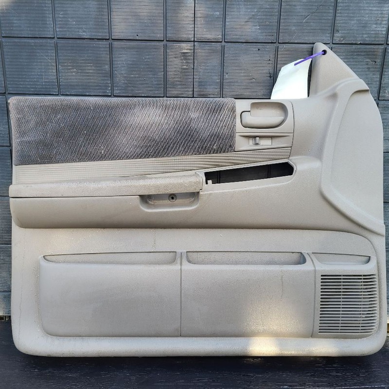 01-04 Dodge Dakota 2 Door Left Driver Door Trim Panel Tan OEM 5JK81WL5AA