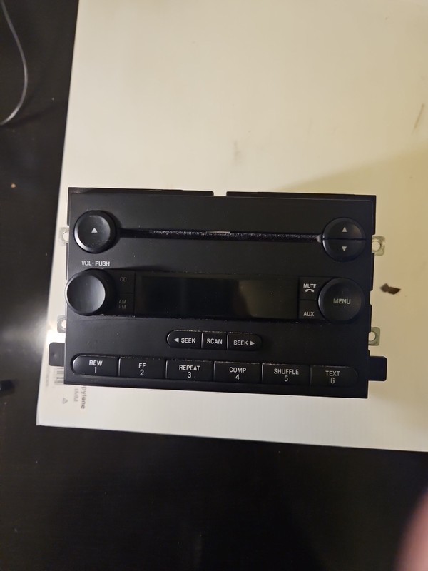 OEM 2005 2006 2007 Mercury Montego Single Disk CD Player Radio 6F9T-18C869-BC
