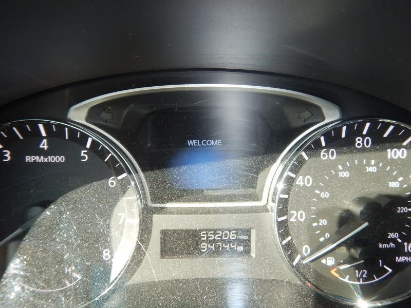 13 ALTIMA Speedometer Cluster 4 Cylinder Sedan MPH CVT From 4/13