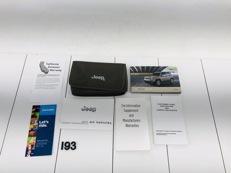 2017 JEEP RENEGADE SPORT OWNERS MANUAL GUIDE BOOK W/ CASE OEM