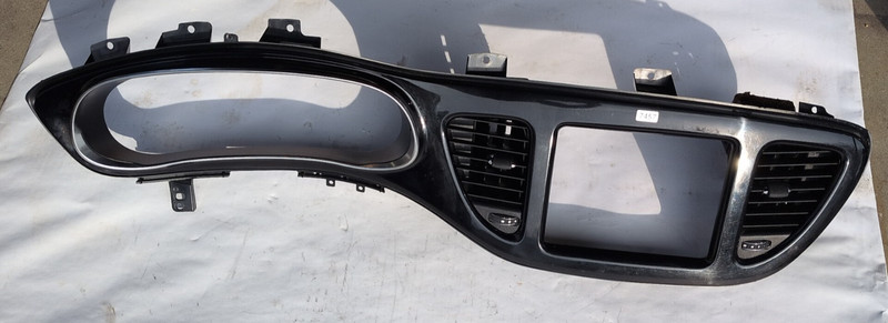 2013-2016 Dodge Dart Dash Speedometer Cluster Radio Trim Bezel Black 1ZW75TRM