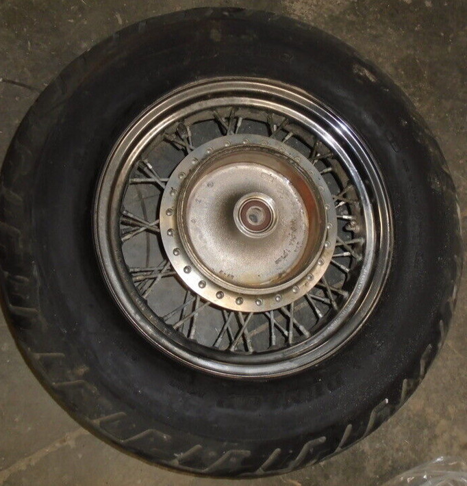 2002 Honda Shadow VT750 VT 750 Ace Rear Rim Tire Wheel Spoked 170/80-15 2003
