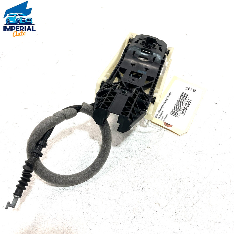 11-14 VOLKSWAGEN TOUAREG REAR LEFT OR RIGHT SIDE EXTERIOR DOOR HANDLE BASE OEM
