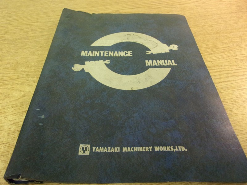 Mazak Yamazaki Vertical Quality Center VQC-15/40 Manual "15" *FREE SHIPPING*