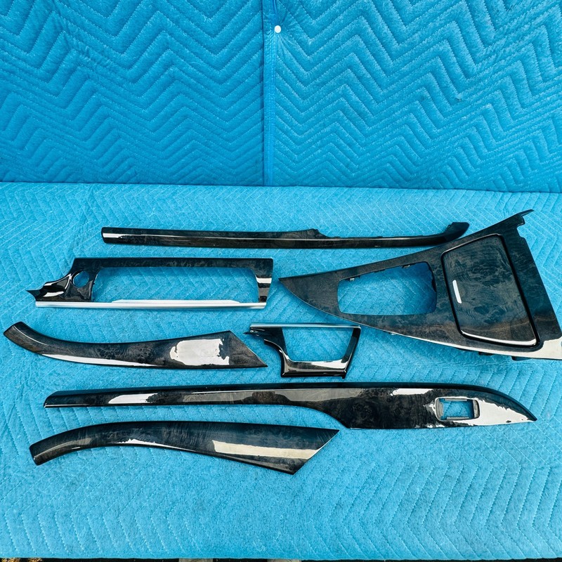2012–2017 BMW 650i Interior Trim Set Gray Poplar Wood OEM