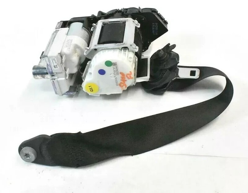 10-13 Mercedes W221S550 Front Left Driver Side Seat Belt Retractor Black OEM