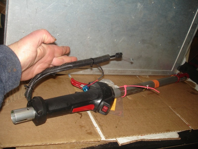 Craftsman speed start throttle upper shafttrimmer part only bin 610 316.740800