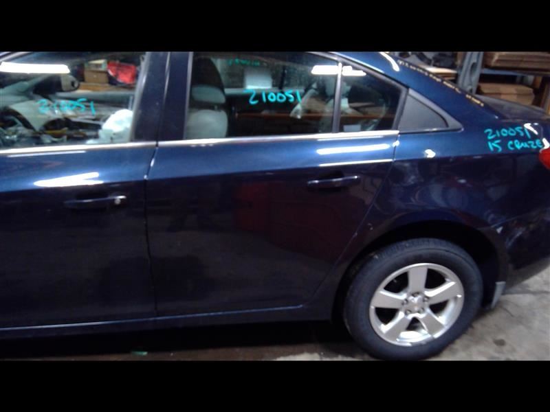 Driver Rear Side Door VIN P 4th Digit Limited Blue GXH Fits 13-16 CRUZE 745760