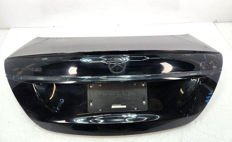 ✅ 17-20 OEM Mercedes W213 E43 AMG Rear Trunk Lid Panel Deck Shell Black NOTE*