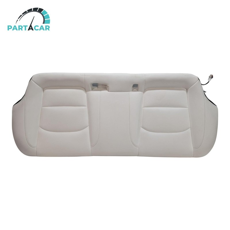 2021 2022 2023 Tesla Model 3 Rear Second 2 Row Lower Seat Cushion White OEM