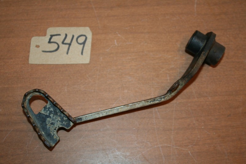 1983 Yamaha YTM 200K Tri-Moto Rear Foot Brake Pedal OEM 83