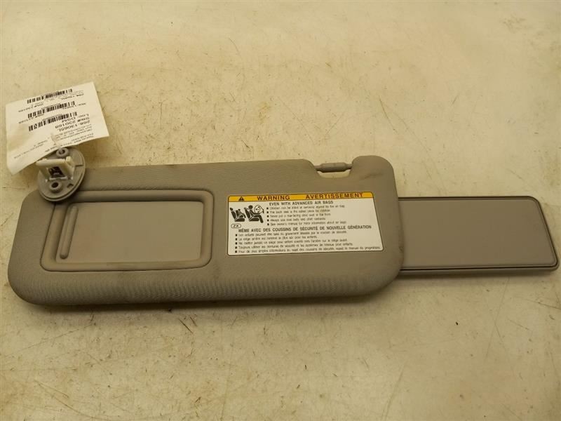 2022 TOYOTA COROLLA XLE DRIVER SIDE SUN VISOR ASSEMBLY