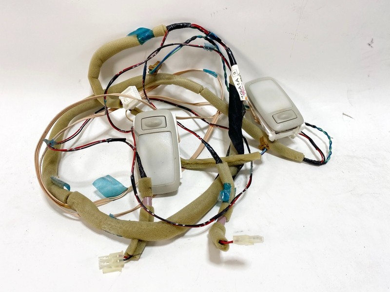 16-19 INFINITI Q50 ROOF HEADLINER WIRE WIRING HARNESS & 2 DOME LAMPSOEM