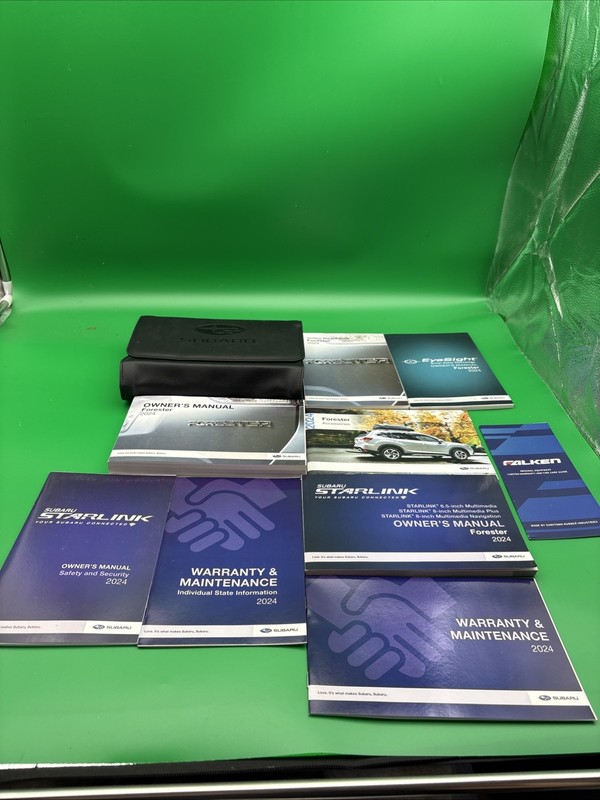 2024 Subaru Forester Owners Manual Base, Premium, Sport, Wilderness, Limited