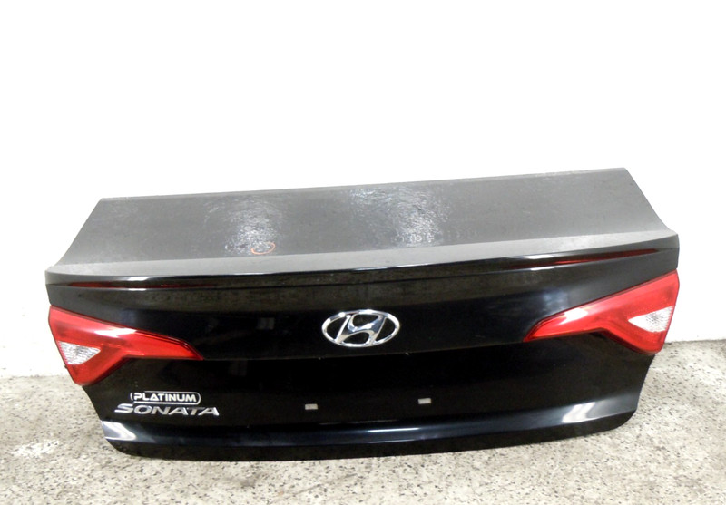 2015-2017 Hyundai Sonata Trunk Deck Lid W/ Spoiler & Lights US Built OEM S3