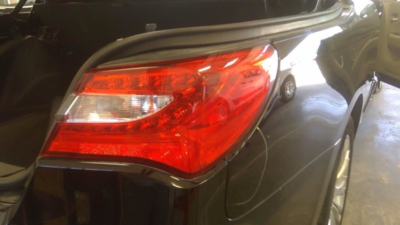 Passenger Right Tail Light Convertible Fits 11-14 200 3517269