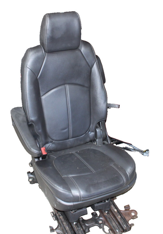 16 GMC ACADIA 2nd Row Rear Back Seat LEFT Driver PASSENGER Black Leather 891190