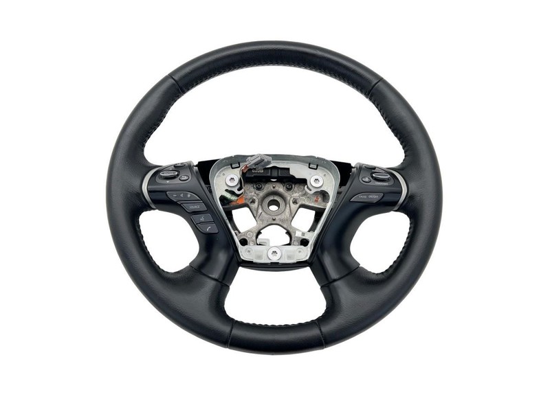 2018-2020 Nissan Pathfinder Steering Wheel With Controls Button Leather Black