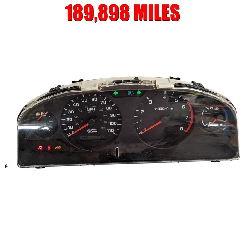 2000-2002 Nissan XTerra 6 CYL AT Speedometer Instrument Cluster 24810-9Z075 189K