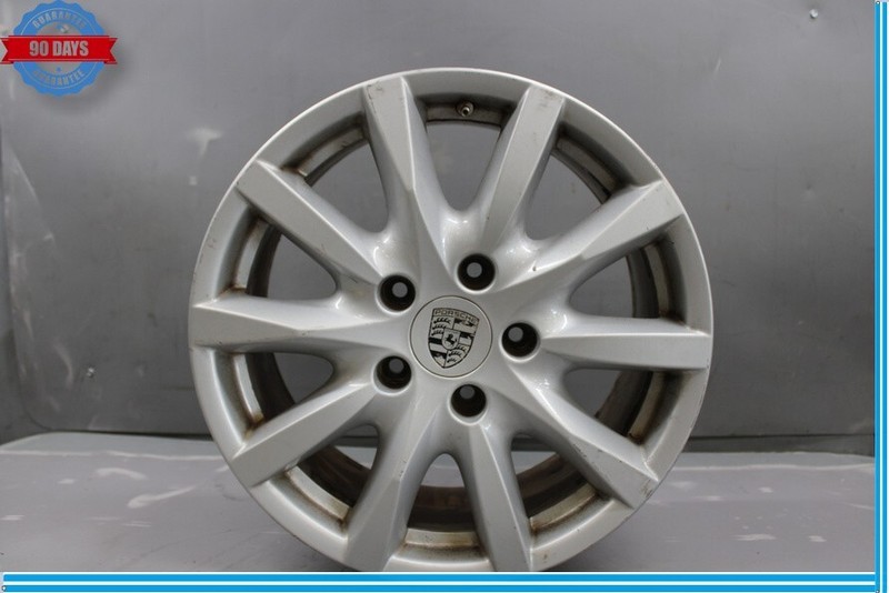 11-14 Porsche Cayenne 8X18J 18" Wheel Rim 7p5601025 Silver Oem
