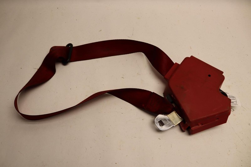 1984-1989 CHEVY CORVETTE FRONT RIGHT PASSENGER SIDE SEAT BELT RED OEM