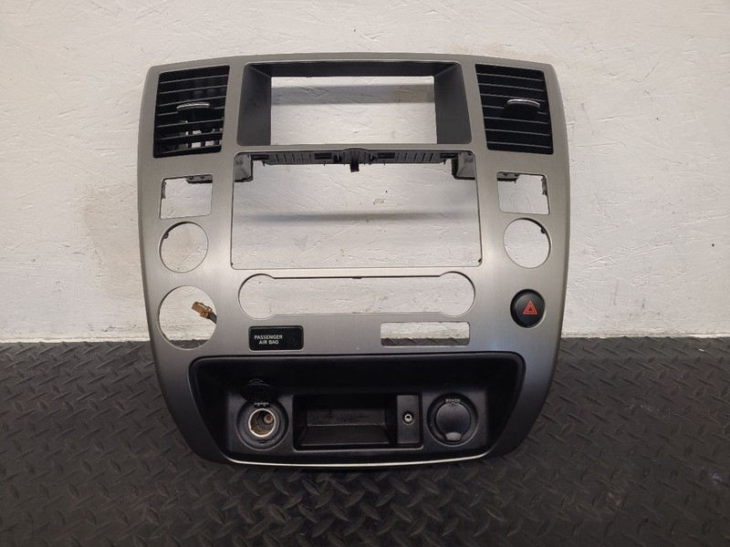 08-10 Nissan Armada Center Radio Bezel W/ Vents Silver OEM 68260-ZQ03A