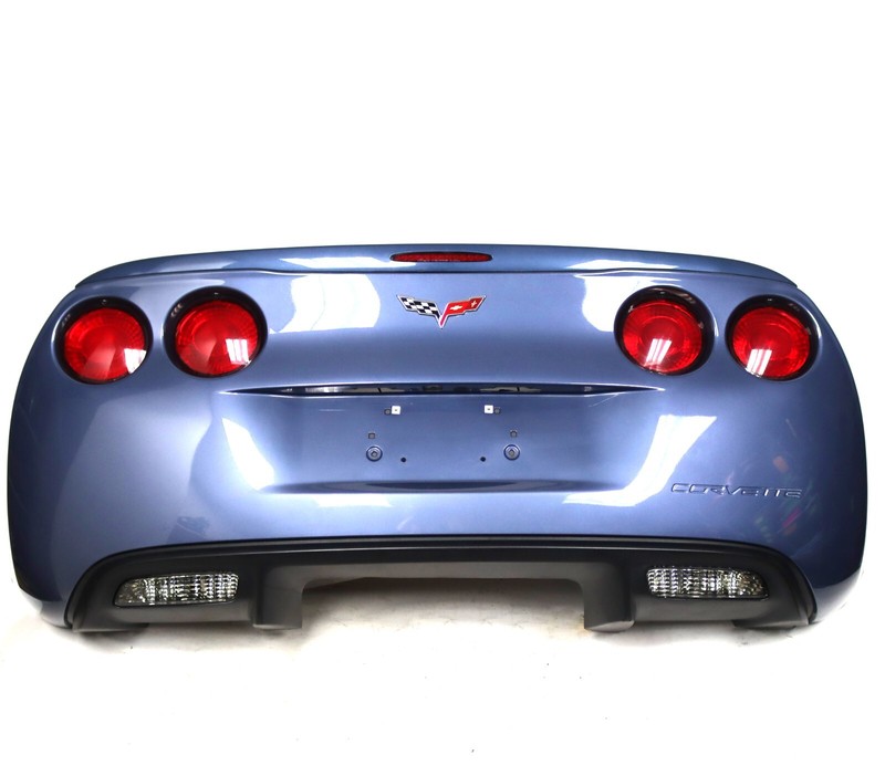 2005-13 Corvette C6 ZR1 Grand Sport Super Sonic Blue Rear Bumper Cover Assembly