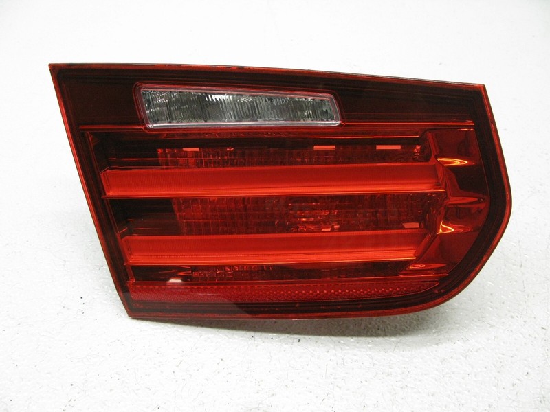 12-15 BMW F30 328i M3 SEDAN TRUNK MOUNTED TAIL LIGHT LAMP REAR LEFT INNER OEM 08