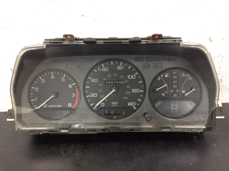 1988 Legend 4Dr AT ABS Instrument Cluster Speedo Tacho Meter Gauges 206k OEM
