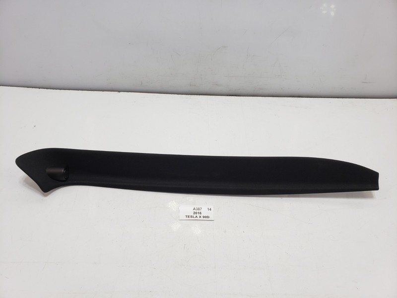✅ 16-20 OEM Tesla Model X Front Right Passenger Sun Visor Bezel Trim Cover Black