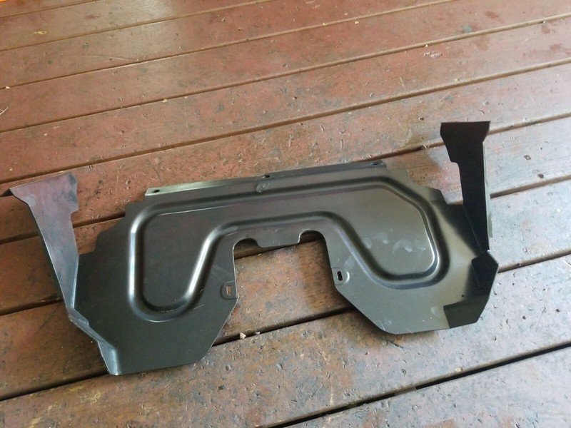 93-02 TRANS AM CAMARO RADIATOR AIR DAM SHROUD TUNNEL PLASTIC MOLDING 94 95 96 99