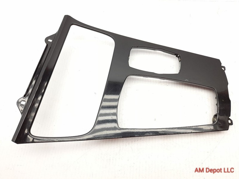 2012 BMW 535i 550i GT F07 Front Center Console Cover Trim Black 51169185181