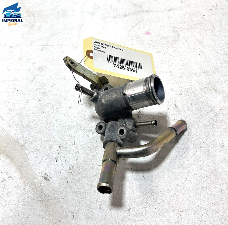 Engine Motor Coolant Water Outlet Flange OEM 2018 - 2021 Toyota Camry 2.5L