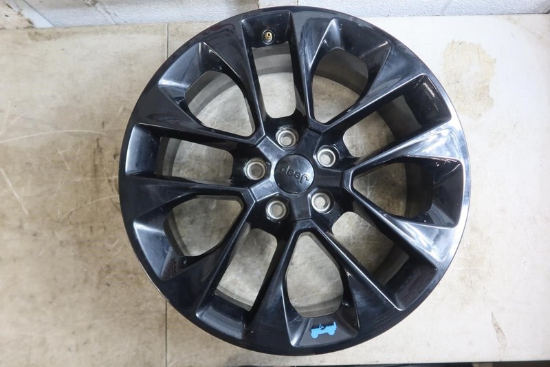 Jeep Wrangler JL Hybrid 4xE OEM Single Wheel Black w/ Blue 20x8 6YZ48DX8AB
