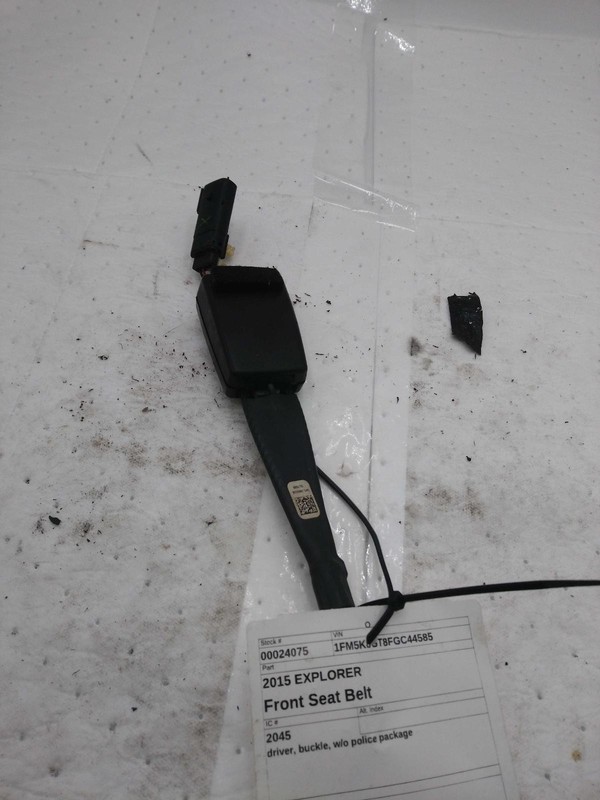 2015 Ford Explorer OEM Black Driver Seat Belt Buckle DB5Z7861203AC 136K Miles