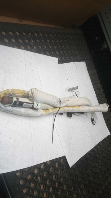 2015 Hyundai Veloster Left Curtain Air Bag Grey 67K Miles OEM Used 111003