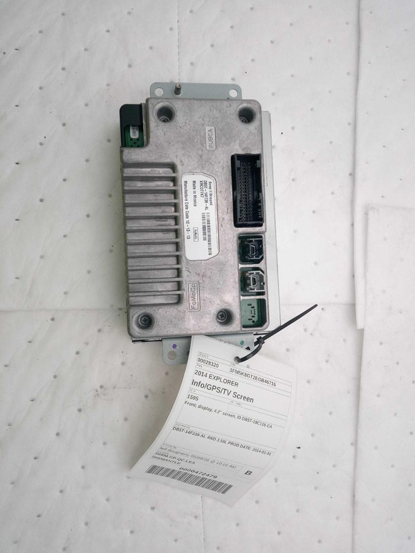 Used Infotainment Display fits: 2014 Ford Explorer Front display 4.2`` screen ID