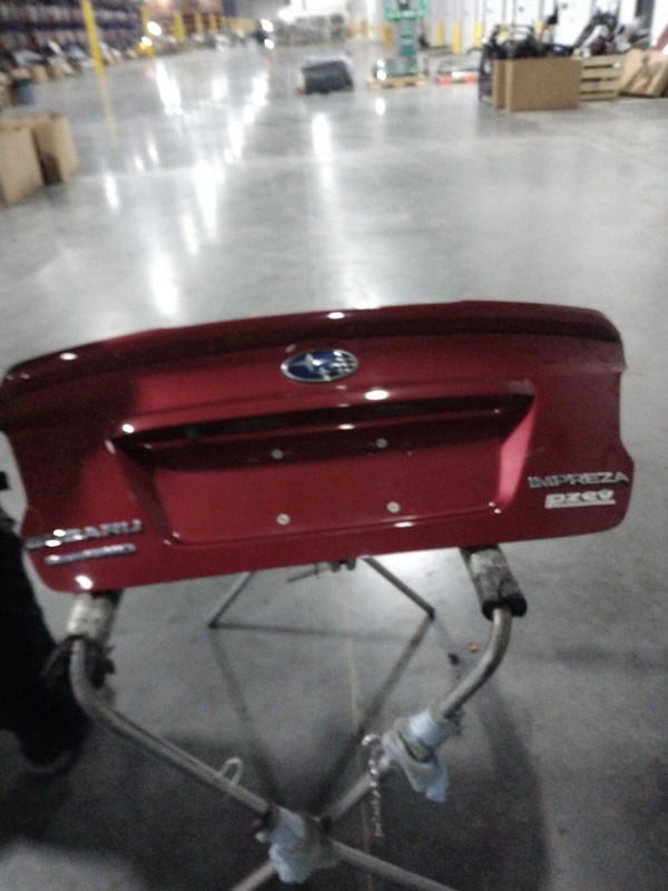 2015-2016 Subaru Impreza Red Deck Lid OEM 57509FG0509P 4DR SED 126K Miles