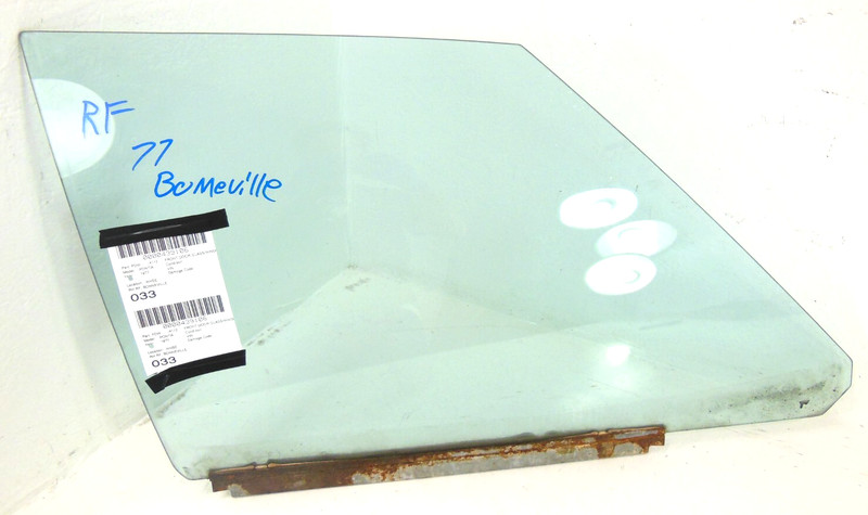 1977-1979 Pontiac Bonneville Front Door Window Glass Passenger Right RH OEM